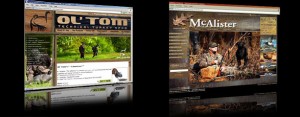 Website developed for Ol Tom and McAlister Clothing.
