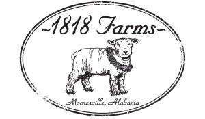 1818 Farms Logo with vintage oval