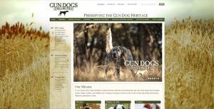 Gun dogs unlimited website design