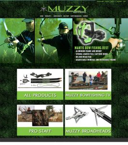 website design muzzy bowfishing 2017