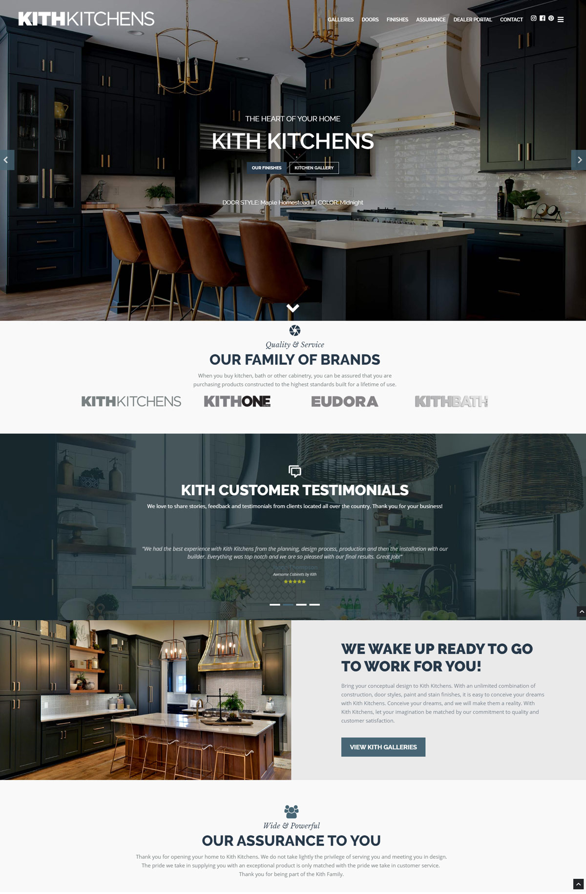 Kith Kitchens Website Design And