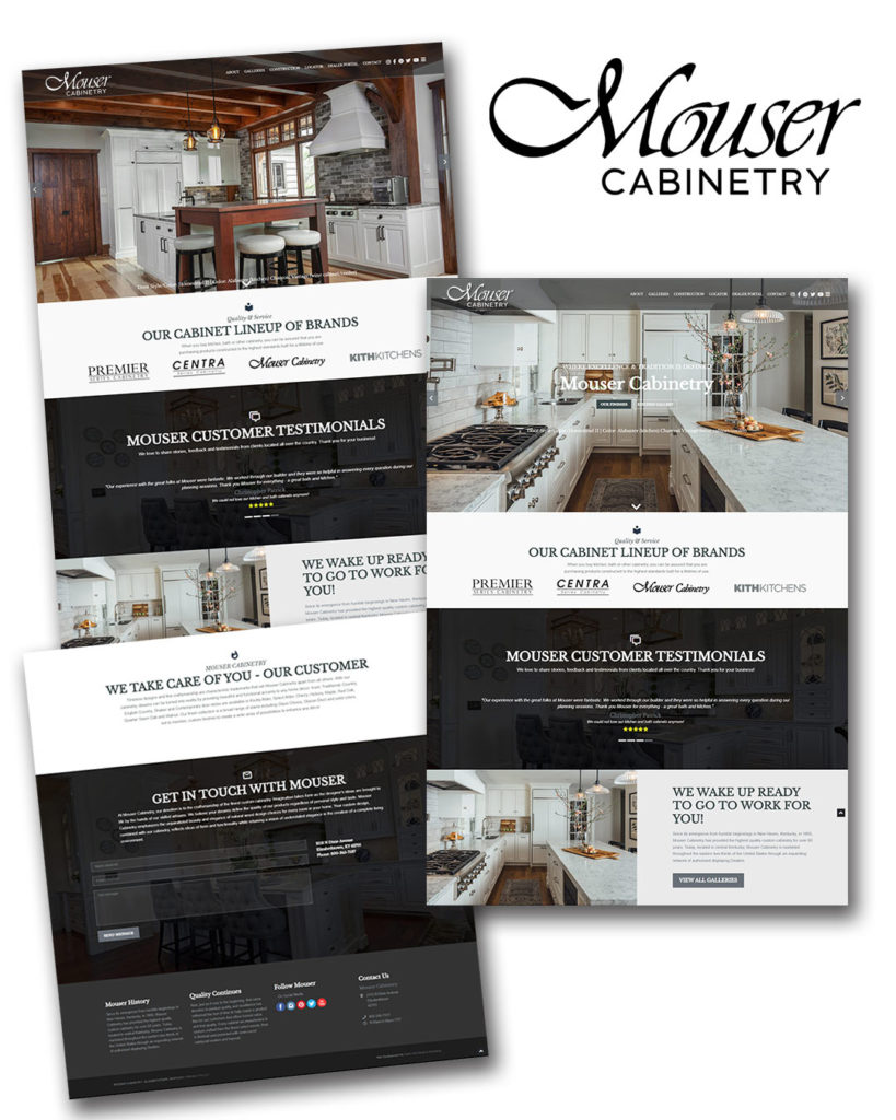 Mouser Cabinetry – Website Design and Development