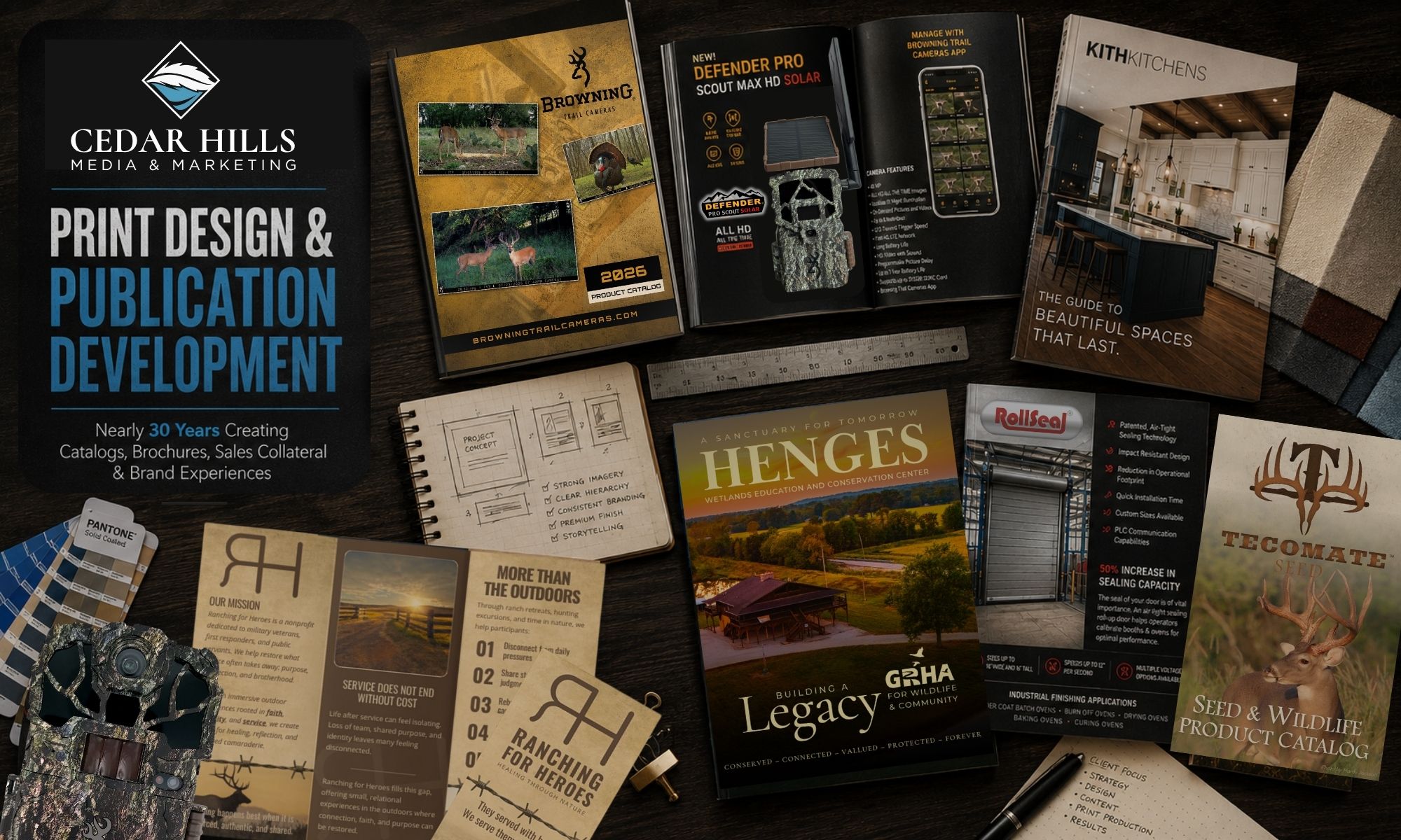 Cedar Hills Print Design