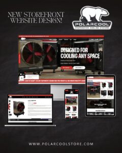 PolarCool web design